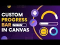 Custom progress bar in canvas jetpack compose - Android Studio