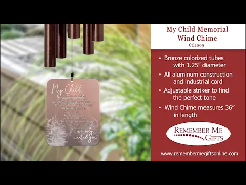 My Child Memorial Wind Chime - CC2009