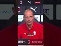 Lagu Allegri's thoughts ahead of #MilanLazio | #Shorts