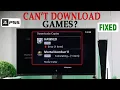 PS5 Won t Download Games and Stuck on Calculating - Fixed Errors