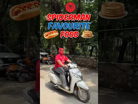 Spider-Man🕷️#food #foodie #foodvlog #minivlog #india #spiderman #snacks #sweet #shorts #pizza #new