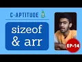Char Pointer sizeof C-Aptitude Ep-14 Interview Preparation English code io