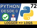 Logger in Python Logging Generating Log Files log with Python Python 3 Course 72