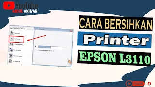 cara cleaning printer epson l3110 di windows 10
