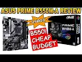 BUDGET Asus Prime B550M-A Motherboard Unboxing and Review