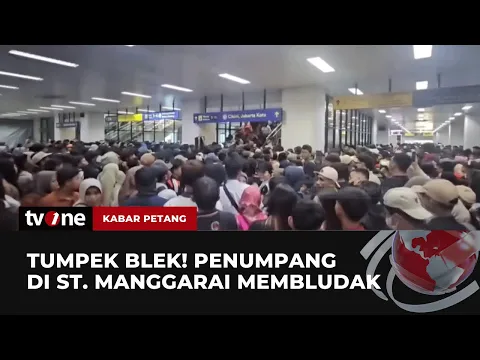 Stasiun Manggarai Padat Horor, Warga Ingin ke Monas Saksikan HUT Ke-79 TNI
