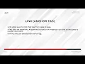 Anchor tag and target attributes