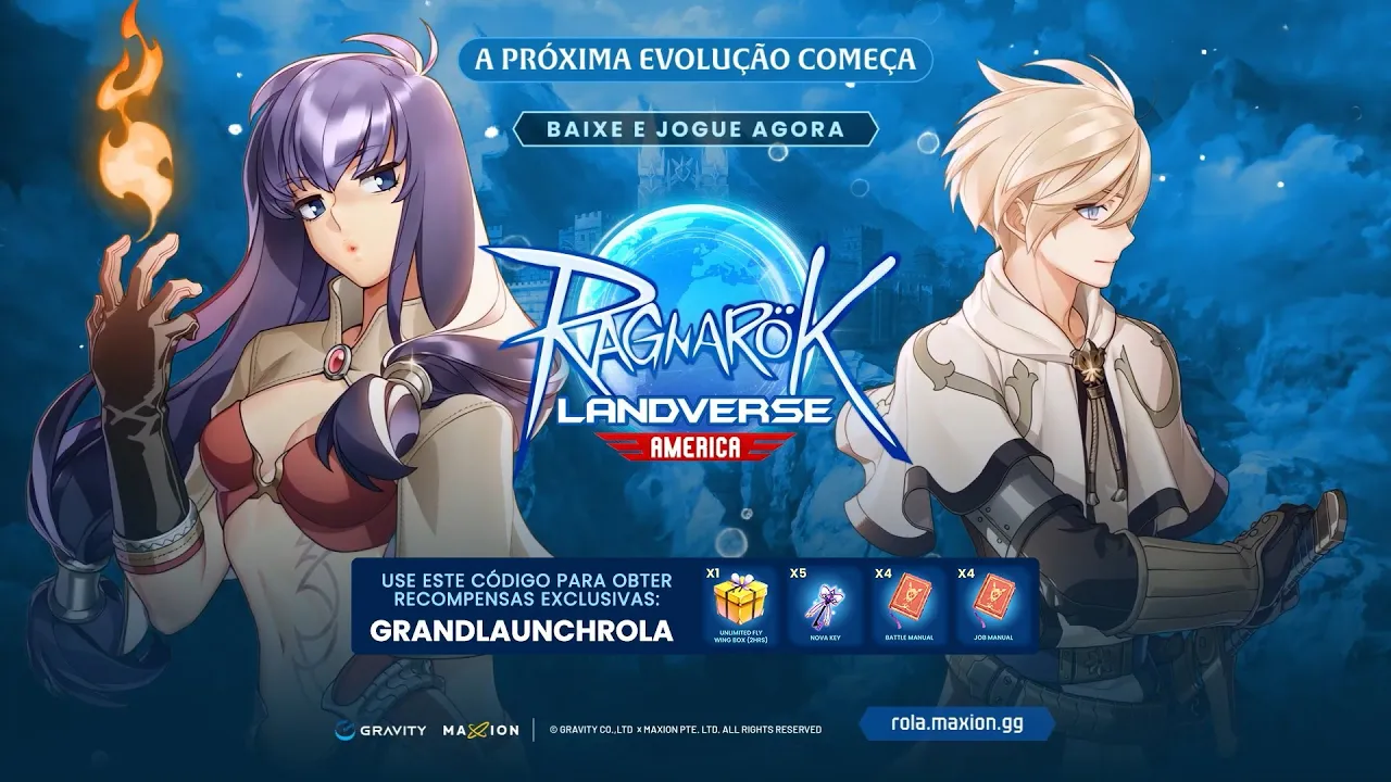 Gravity Game Hub — Ragnarok Landverse - A Próxima Evolução Começa (YouTube video ad)