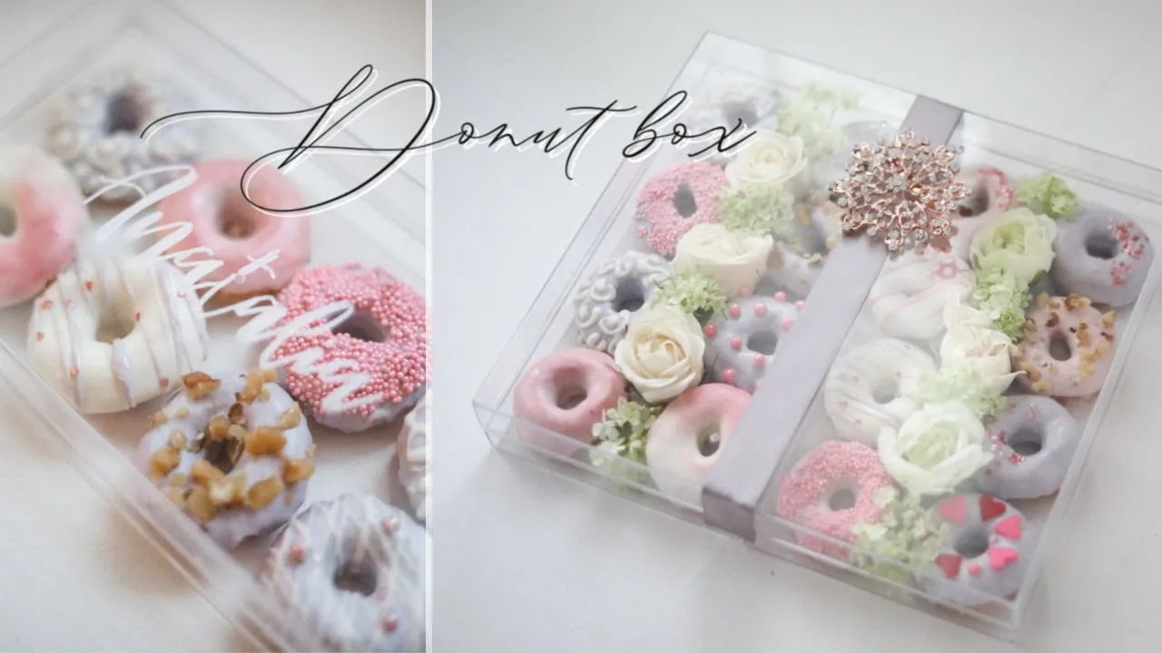 Donut Box DIY-Valentine's Gift Inspiration Donut Box DIY-Valentine's Gift Inspiration