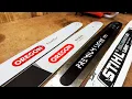 Less Chainsaw Fatigue - Bargain LIGHT Bar VS the Best STIHL OREGON TsuMura