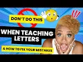 Avoid These Common Letter Recognition Mistakes When Teaching Preschoolers the Alphabet