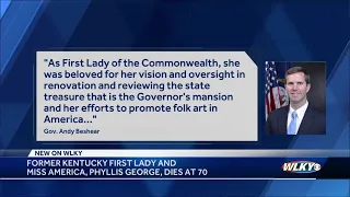 Former Kentucky first lady and Miss America Phyllis George dies at 70