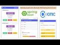 Building an application bank with Spring boot and Ionic