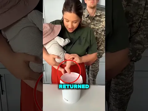 A gift received by the soldier husband,🥷😍/#shorts #ytshorts