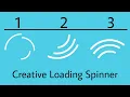 Pure CSS Loader and Spinner Animation Preloader in HTML Page