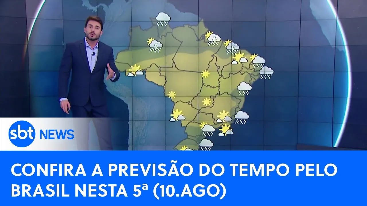Previsão: Regiões com mais de 150 dias sem chuvas causam preocupação  | #SBTNewsnaTV (10/08/23)