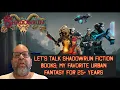 Let s Talk Shadowrun Fiction Books My Favorite Urban Fantasy for 25 years