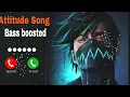 Download Lagu Attitude🔥song lofi | Bass boosted 🔊| Attitude Anthem | No copyright | #ringtone #song #attitudesong
