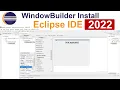 Windows Builder install in Eclipse IDE
