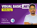 Two Dimensional Array in Visual Basic VB Net Array Variables