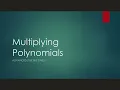 Multiplying Larger Polynomials