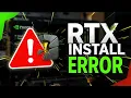 How to Fix Chat with RTX Error Nvidia Installer Failed mistral 7b int failed