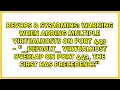 Warning when adding multiple VirtualHosts on port 443 -