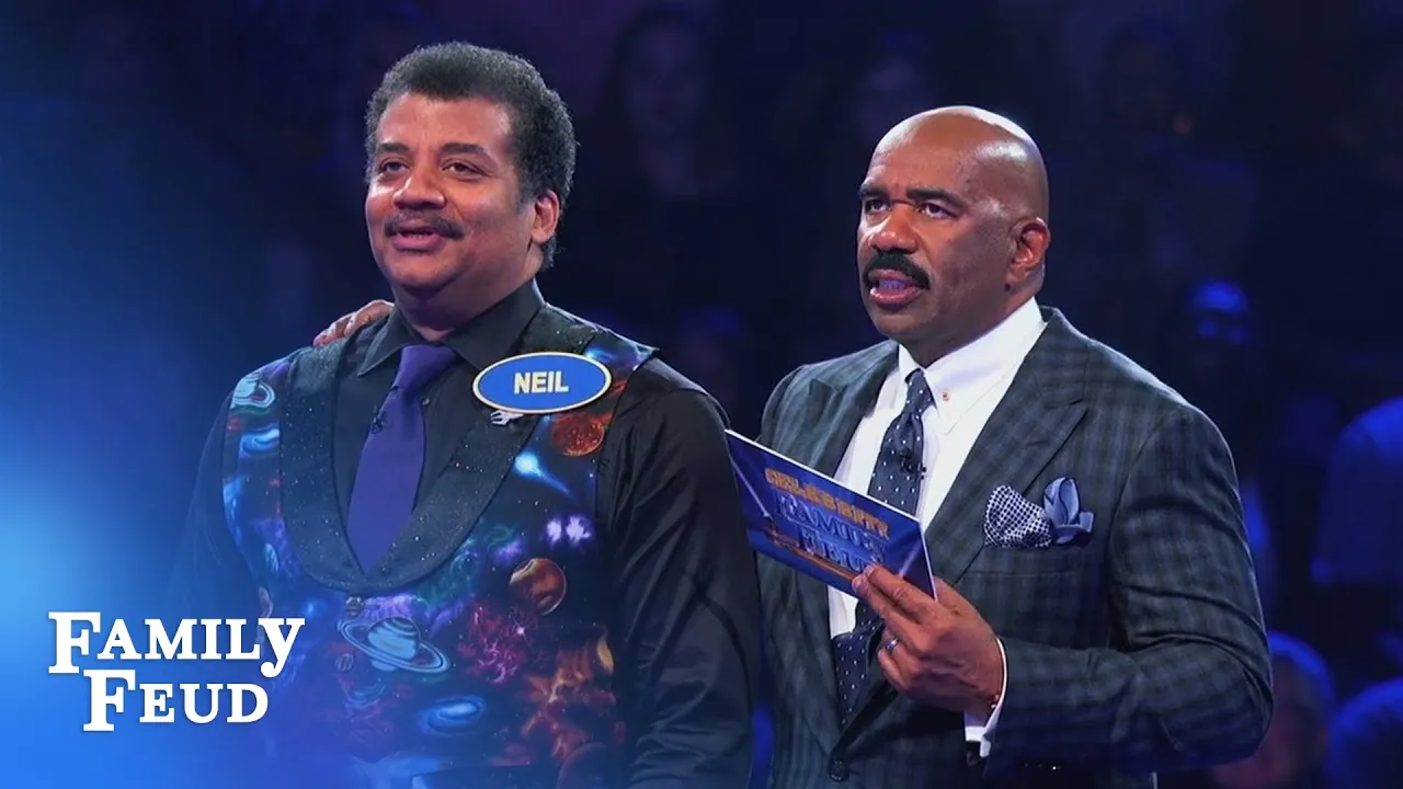 Is $25k in the stars for the deGrasse Tysons? | Celebrity Family Feud