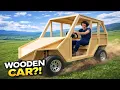 I Built an Electric Car From Scrap Wood — It Actually Works!