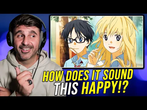 Download MP3 MUSIC DIRECTOR REACTS | Your Lie in April OP (FULL) Hikaru Nara - Goose House
