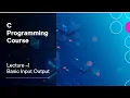 1 Basic Input Output C Programming