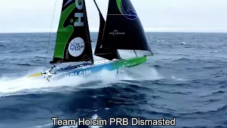 NEWSFLASH: Yacht Team Holcim PRB DISMASTED in the Ocean Race Day 4. All Safe.