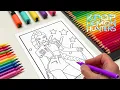 K-Pop Demon Hunters New Coloring Pages How to Coloring Rumi