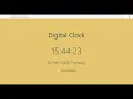 Digital Clock Web App with React