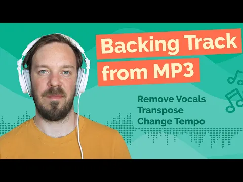 Download MP3 Create Backing Track from MP3 with New Key and Tempo!