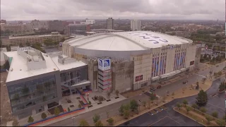 United Center Chicago Expansion Drone Aerial Oct 2016