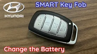 HYUNDAI Key Fob Battery Replacement DIY - Smart Key