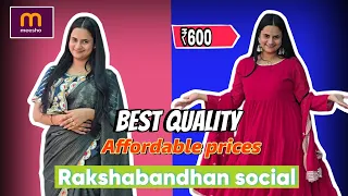 Meesho trendy "anarkali suit" & Saare kurta set Haul ♥️ || rakshabadhan special haul #meesho