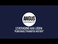 History - Leveraging AAA Login ANGUS UNIVERSITY