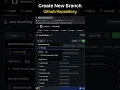 How you can Create a New Branch of Github Repository