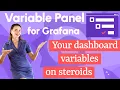 Grafana dashboard variables on steroids Variable panel with Single Multi Tree View layouts