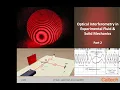 Optical Interferometry in Experimental Mechanics Part 2