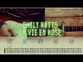 Download Lagu Emily Watts  - La Vie En Rose  / Guitar Tutorial / Tabs + Chords
