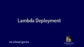 AWS CodeDeploy Deploy AWS Lambda Function with AWS CodeDeploy