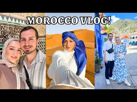 Download MP3 MOROCCO VLOG | TRAVEL WITH US! Casablanca, Rabat, Tangier, Chefchaouen, Fez, Merzouga Sahara Dessert