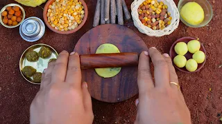 Ugathi Special Miniature Pooran Poli | Sweet Puran Poli | Sweet Recipes | The Tiny Foods
