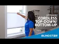 Cellular Shades with Cordless Top--Up Lift - Blindster QuickView