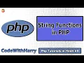 String Functions in Php PHP Tutorial