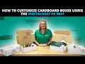 How to Customize Cardboard Boxes DigitalHeat FX 9541
