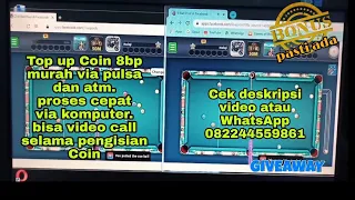 Cara membeli cash di 8 ball pool Cara beli promo gratis di game 8 ball pool Cara membeli coin di gam. 